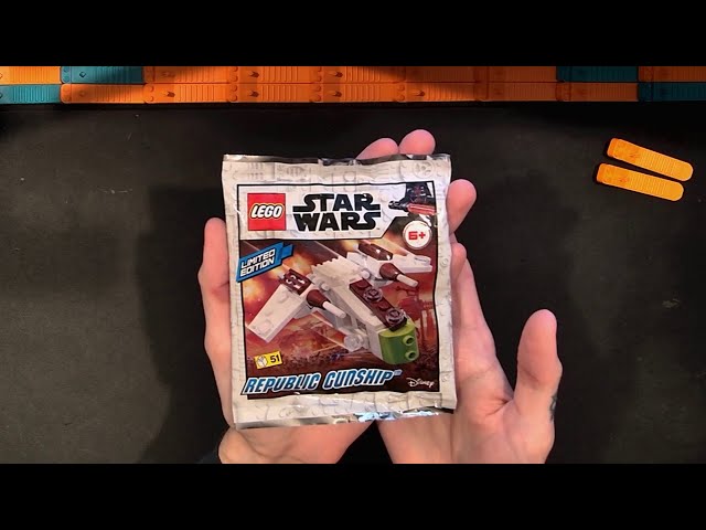 LEGO Star Wars Magazine Issue 78 (2021) Republic Gunship Foil Pack