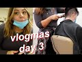 A DAY IN THE LIFE OF A HAIRSTYLIST | COME TO THE SALON WITH ME | VLOGMAS DAY 3