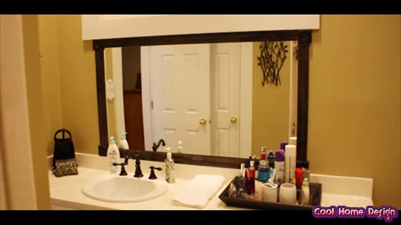 Wooden Bathroom Mirror Cabinet - YouTube