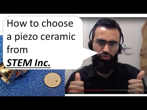 How to choose a piezo ceramic from STEM Inc (Steiner Martin Inc.)
