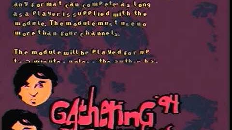 AMIGA-Demo "Crusaders: Gathering 1994 Party Invitation"