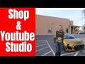New Shop tour also Youtube Studio