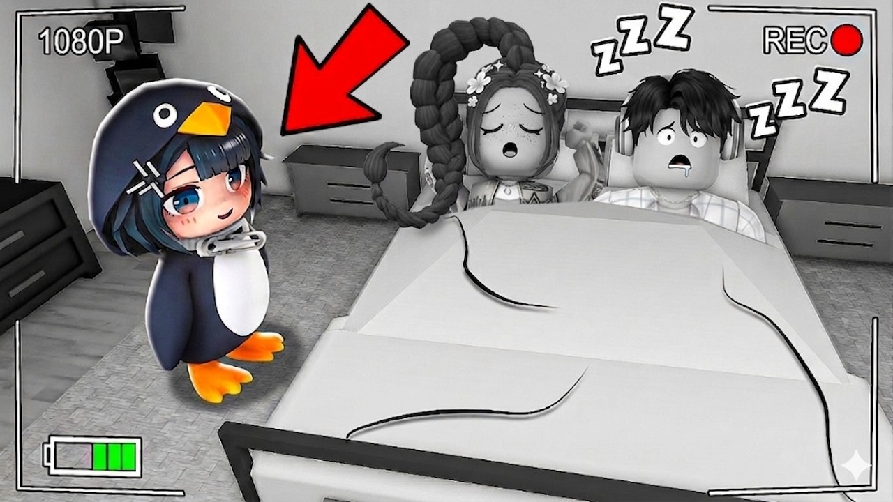 GUGUGAGA LE PINGOUIN HANTE LA FAMILLE KPOP DEMON HUNTERS - ROBLOX BROOKHAVEN RP