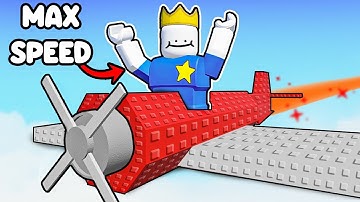 building the MOST OP plane in Roblox build a plane...