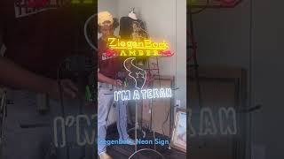 Ziegen Bock Amber ￼Neon Sign #neonsing#explorer #ziegenbock#Anheuser bush. #BeerSign #￼germanbeer