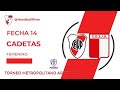 CADETAS FEMENINO RIVER vs C.D.S.J.U. FECHA 14
