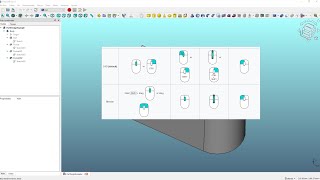 FreeCAD para principiantes  Navegación con el mouse