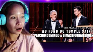 Dimash &amp; Placido Domingo - The Pearl Fishes Duet: Au fond du Temple Saint | Reaction