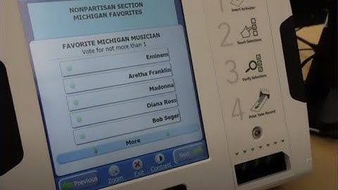 Voting with the ES&S ExpressVote