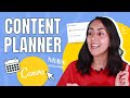 How to SCHEDULE Social Media Content - Canva Content Planner Tutorial
