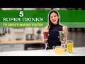 5 Super Drinks to BOOST Immune System (Drink every morning!) | Joanna Soh