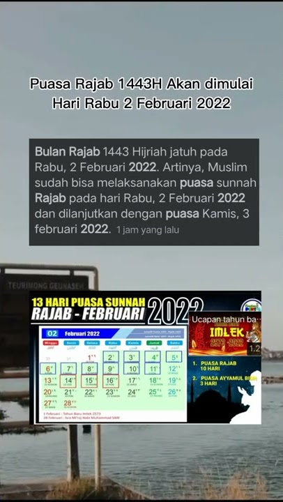Selamat menunaikan puasa Rajab🙏| jadwal puasa dibulan Rajab