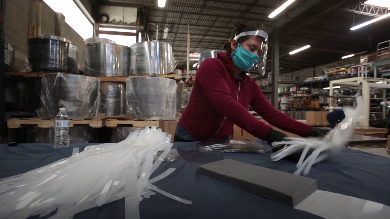 NJ plastics company retools to help out with coronavirus pandemic YouTube