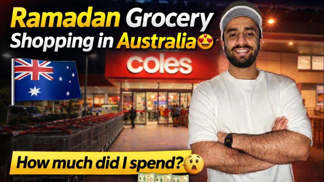 Ramadan Grocery Shopping in Australia 🇦🇺 | Prices at Coles for Iftar & Sehri | Desi Vlog