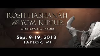 David E. Taylor - Rosh Hashanah 2018 - Day 1