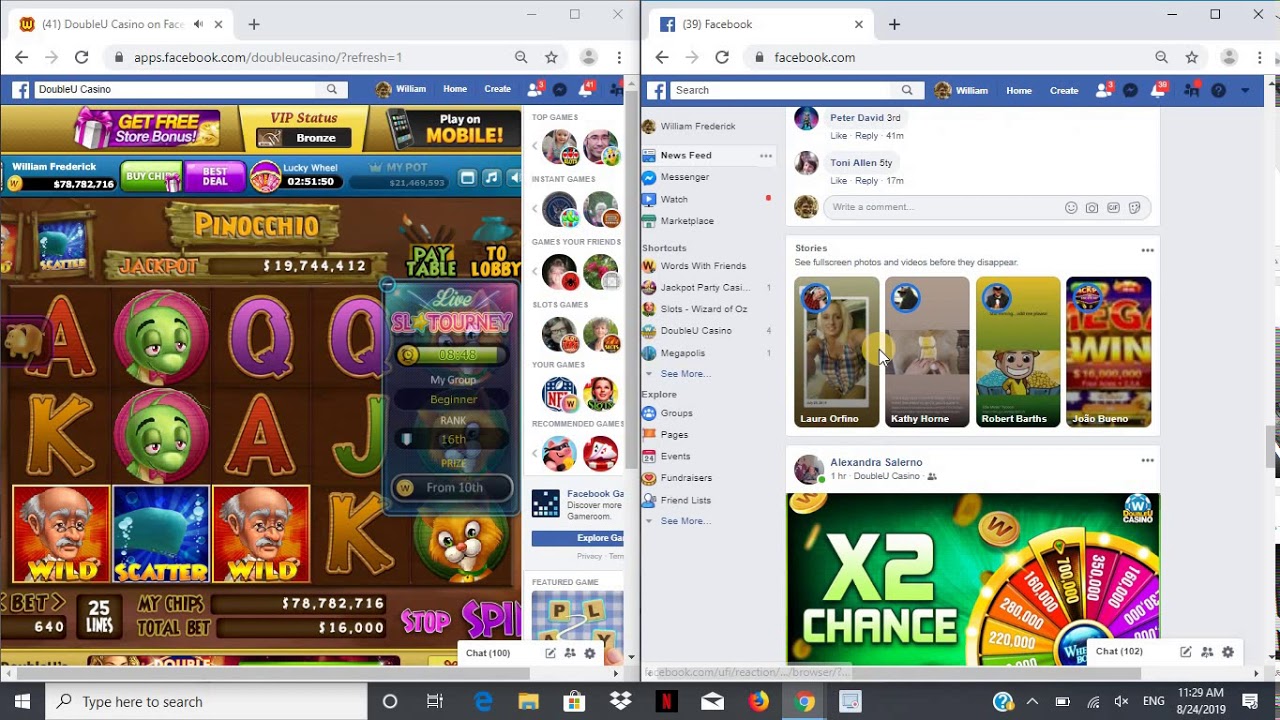 DoubleU Casino play while collecting shares