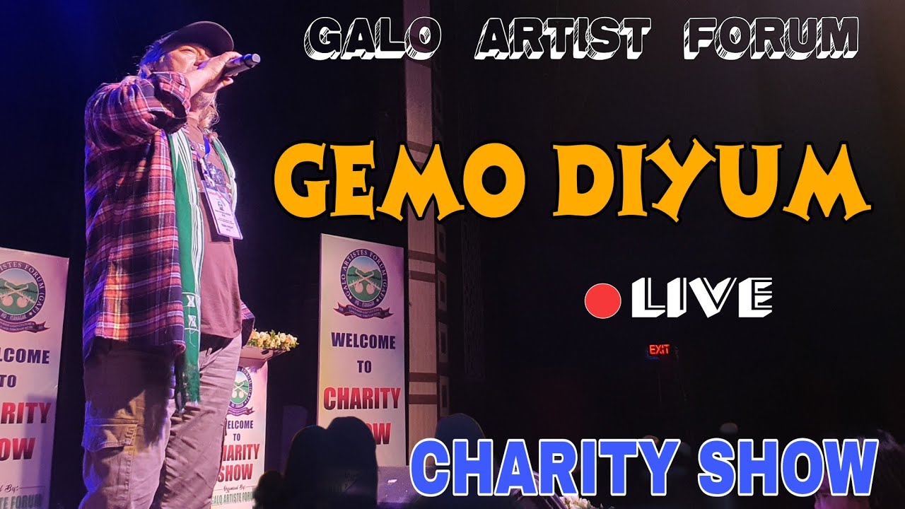 GEMO DIYUM || Live performance || GALO ARTIST CHARITY SHOW.