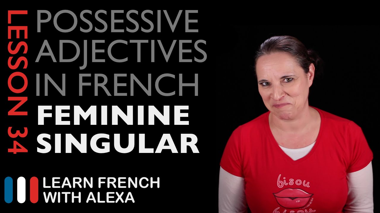 ⁣French Possessive Adjectives (Feminine Singular)