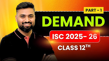 Demand | Class 12th ISC | Economics | Part -1 | Shubham Jagdish | 8112601234 | #shubhamsambhallega
