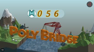 Poly Bridge ~056~ Lösung für 6-5 : Dangle Drop