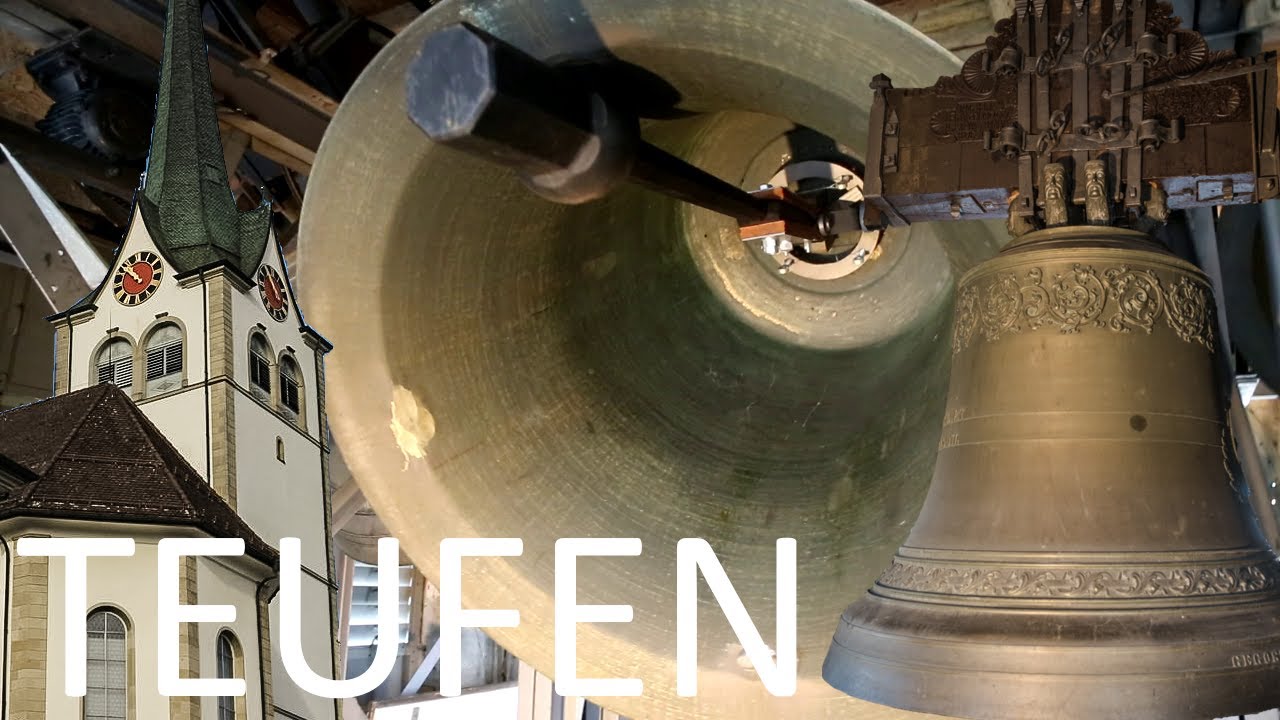 TEUFEN (CH - AR): Vollgeläute der reformierten Kirche