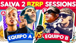 Salva Dos BZRP Session ¿Qué TEAM prefieres? 🧢🎶🤔 Salva 2 Canciónes Bizarrap | Quiz Tv dale Play▶