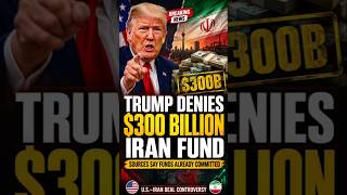 Trump Rejects $300B Iran Fund Claims #Iran #Trump #Geopolitics #MiddleEast #BreakingNews