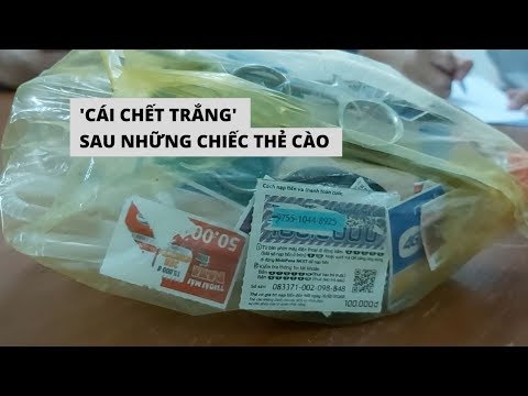 Ma túy ẩn phía sau những chiếc thẻ cào điện thoại đã qua sử dụng | Foci