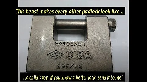 [145] Review and pick - Cisa 285/85 - all padlocks should be like this