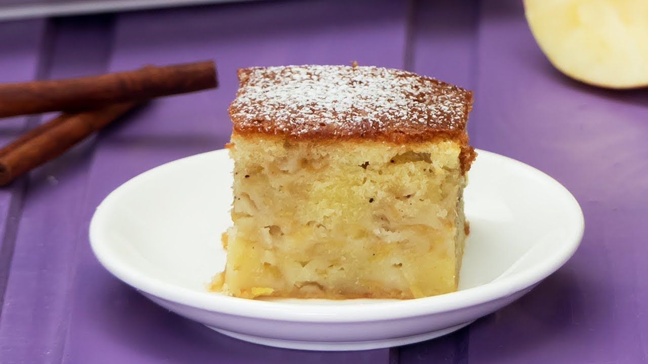 Le Plus Savoureux Gateau Aux Pommes Une Recette Simple Et Economique Savoureux Tv Youtube