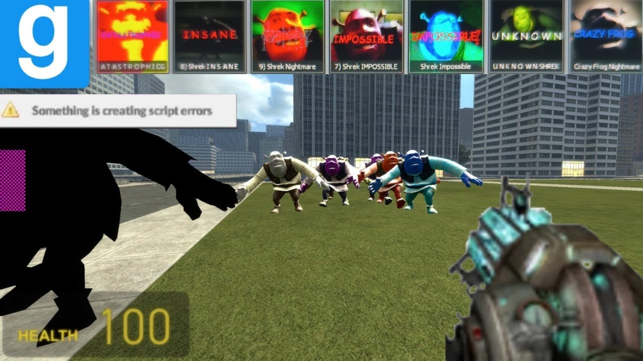 THE MOST FASTEST SHREKS IN GOLDEN CITY IS CRAZY | GMOD