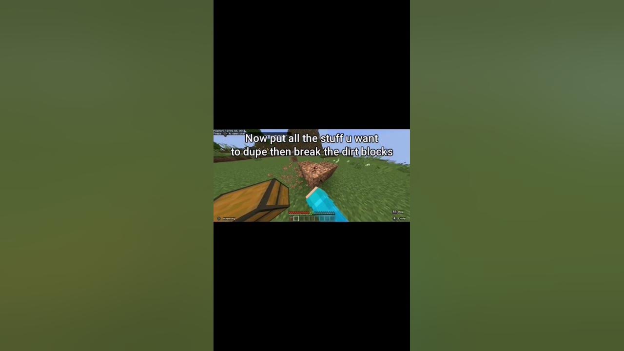 Bedrock Dupe Glitch 1.20