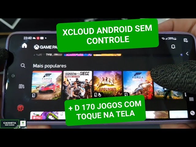xCloud sem controle: como é jogar via nuvem com teclas na tela do celular?
