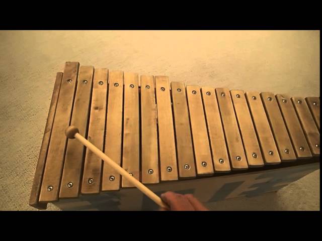 【現品限り】自作木製バラフォン 160110 自作木琴の音色 - YouTube