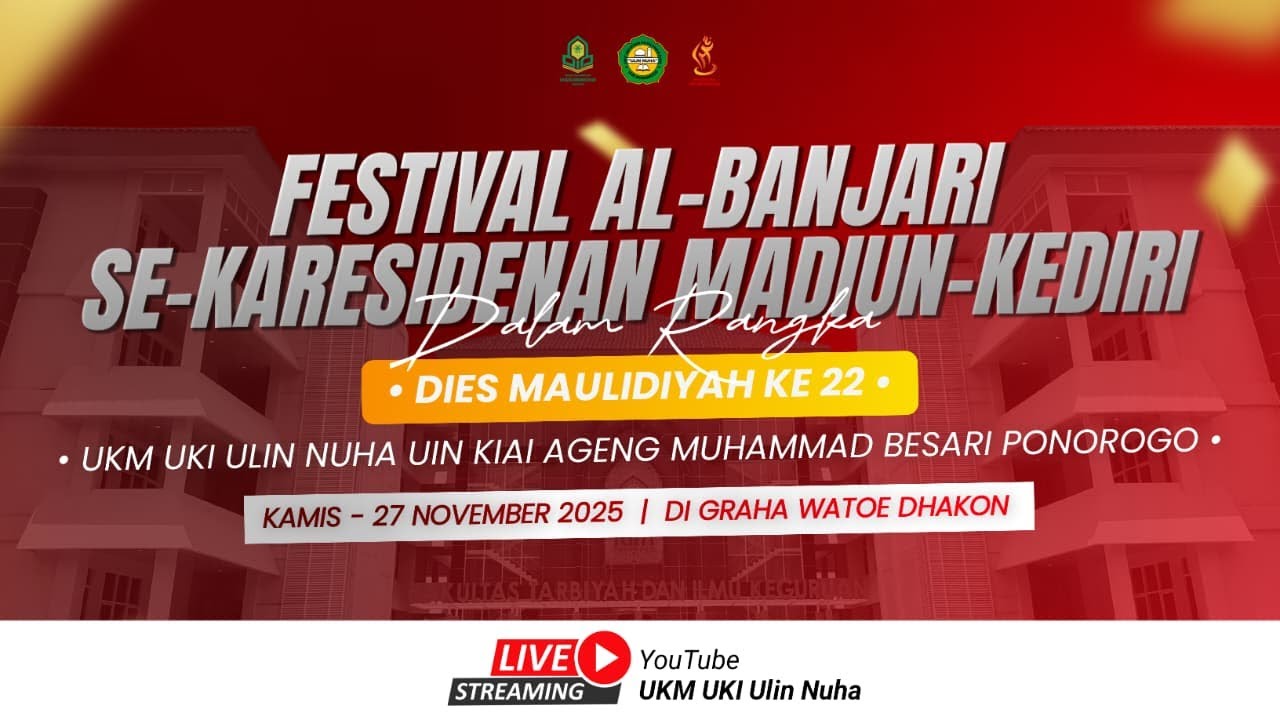 🔴LIVE FESTIVAL AL-BANJARI SE-KARESIDENAN MADIUN-KEDIRI |  DIES MAULIDIYAH UKI ULIN NUHA KE 22