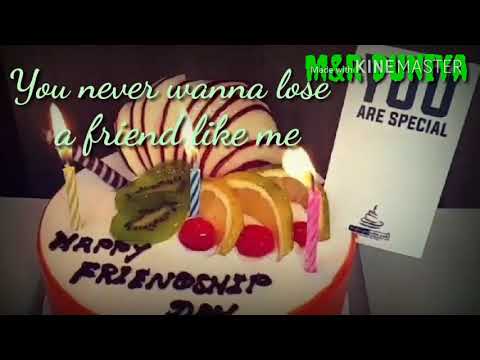 Happy Friendship Day - I Never Wanna Lose A Friend Like You - WhatsApp Status