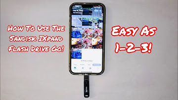 How To Use The Sandisk iXpand Flash Drive Go On The IPhone (UPDATED)