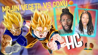 MY WIFES FIRST TIME WATCHING MAJIN VEGETA VS GOKU FULL FIGHT | DRAGON BALL Z | REACTION | EP 11