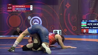1/8 WW - 57 Kg: B. SOLTANOVA (AZE) V. K. SOKOLOVSKA (UKR) 1/8 WW - 57 Kg: B. SOLTANOVA (AZE) V. K. SOKOLOVSKA (UKR)
