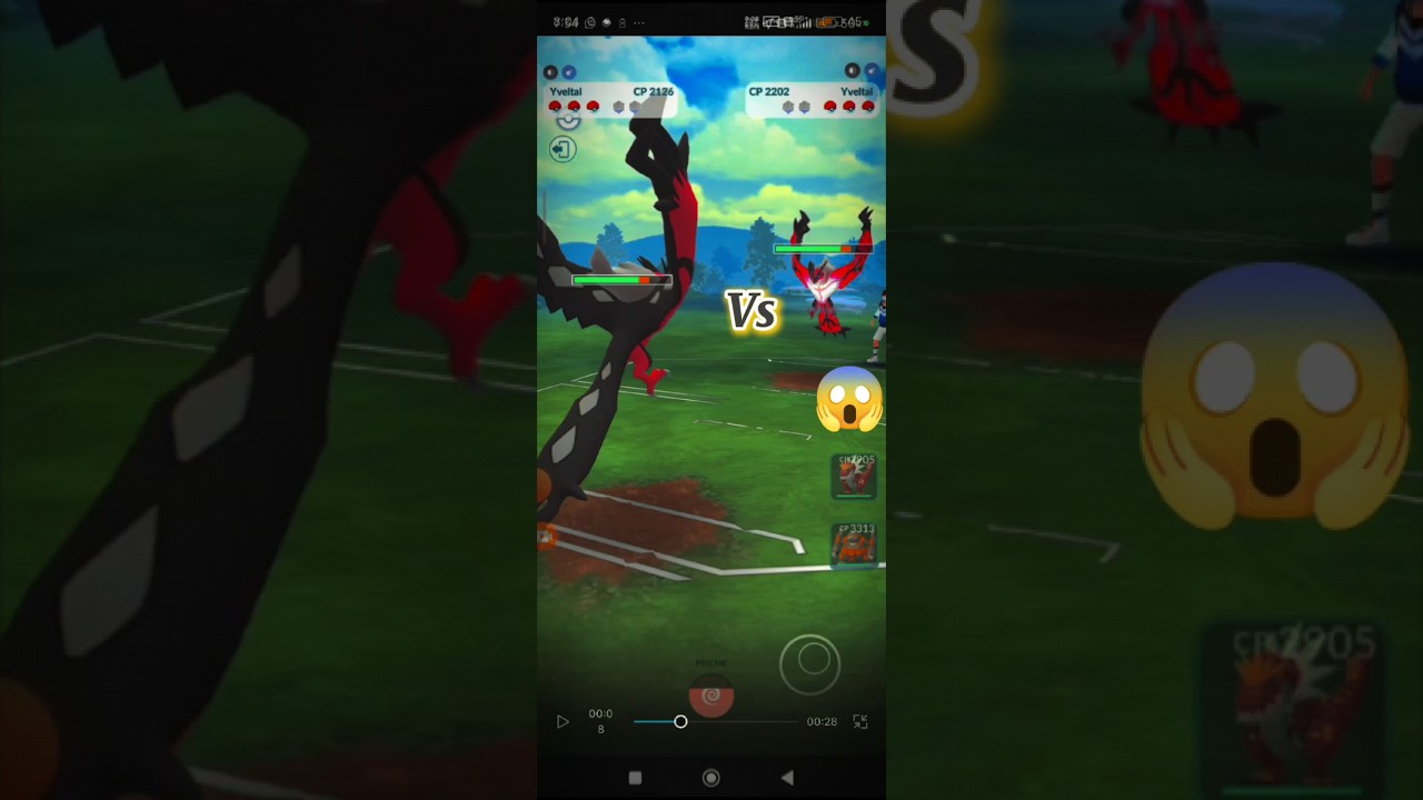 Yveltal Vs Yveltal 😱dangerous battle in Pokemon go.. Yveltal return in pokemon go 
