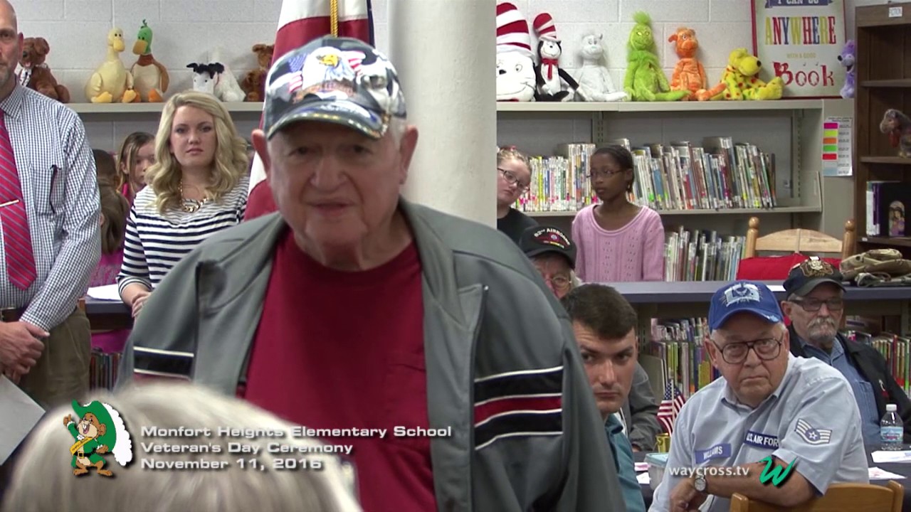 Monfort Heights Veterans Day Ceremony November 11, 2016 YouTube