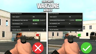 5 Best Graphics Settings In Warzone Mobile | WZM Tips & Tricks