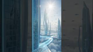 Future city | Human Civilisation In Space #futuristic #technology #shorts