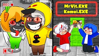 Đừng Mở Cửa Cho MRVIT.EXE VÀ KAMUI.EXE VÀO 3H SÁNG Trong Minecraft * Hero Team Thoát Khỏi MRVIT.EXE