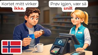 🇳🇴 Learn Norwegian in 20 Minutes: 50+ Gas Station Phrases You Need (A1-A2)