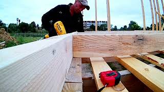 Building a Frame House: Wall Assembly ASMR Construction 🔨🏡