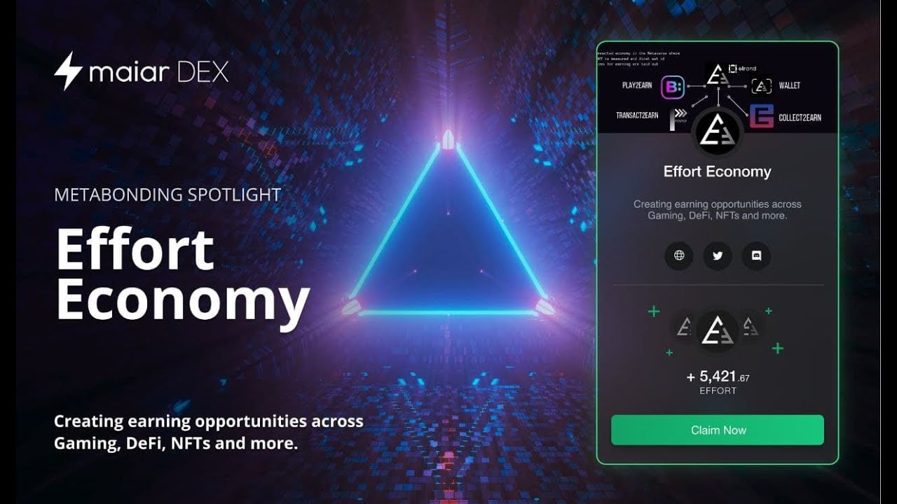 ⚡Metabonding⚡ $EFFORT second project in Elrond Network’s community accelerator