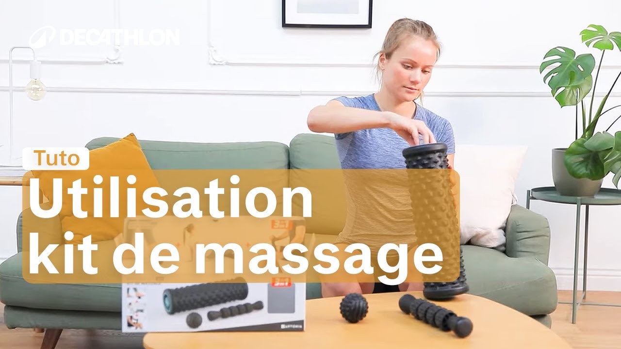 TUTO - Utilisation du rouleau du kit de massage 3 in 1 hard Aptonia | Decathlon