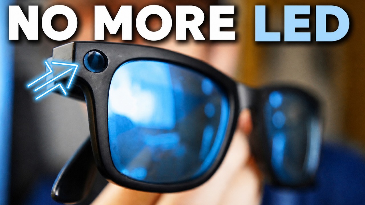 Ray Ban Meta Remove LED Light NEW Accessory WORKS!