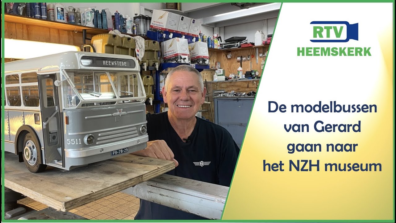 De modelbussen van Gerard gaan naar het NZH museum